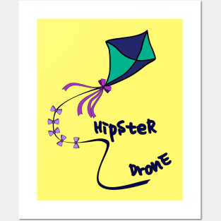 Kite, the Hipster Drone Posters and Art